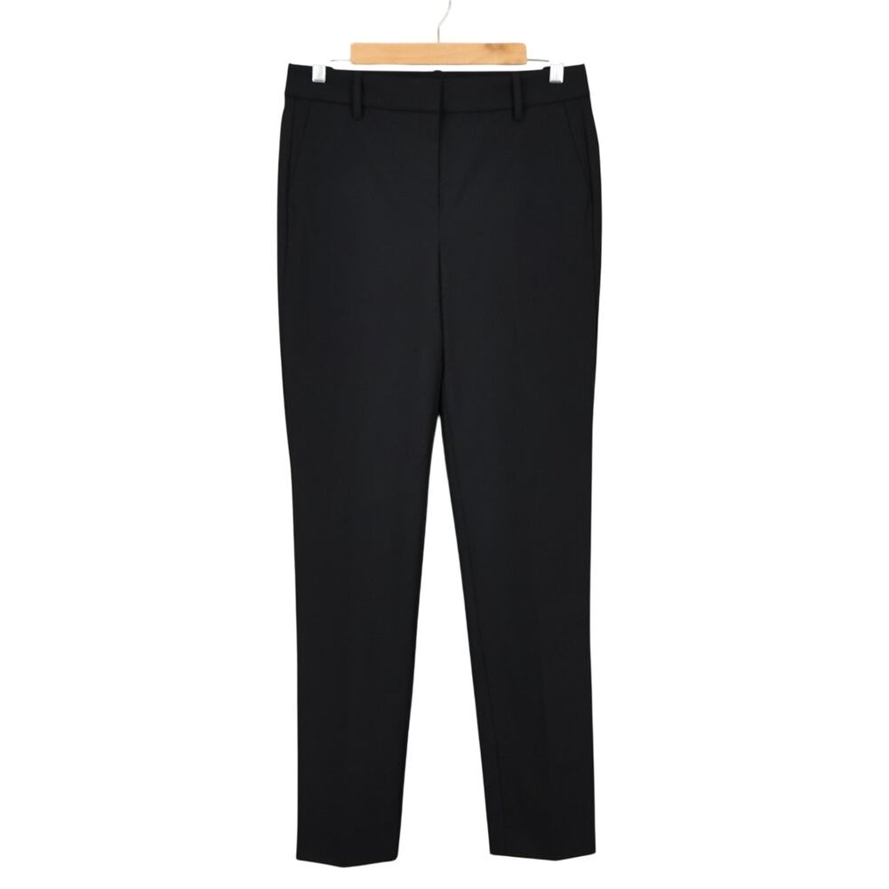 NWT J.Crew Factory The Tall Slim-Fit Full-Length Trouser Dress Pant Black 6 Tall